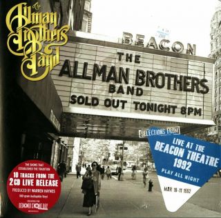 The Allman Brothers Band Live At The Beacon Theatre 1992
