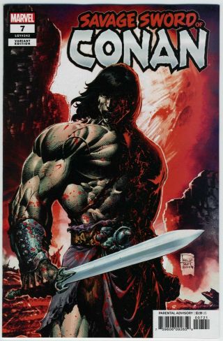 Savage Sword Of Conan 7 Marvel Comics Philip Tan 1:50 Variant
