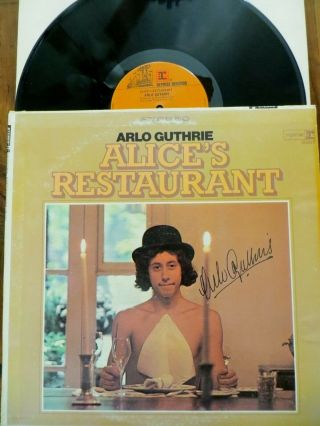 Arlo Guthrie Autographed / Signed Alice 