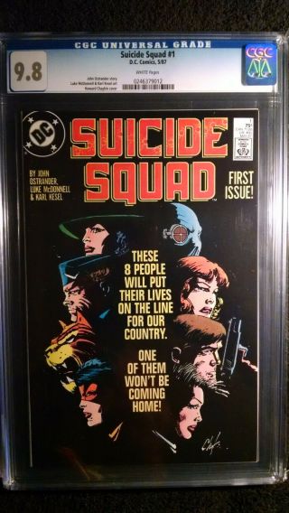 Suicide Squad 1 (dc Comics,  1987) Cgc Graded 9.  8 - 1st Suicide Squad Title