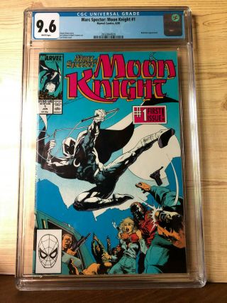 Marc Spector Moon Knight 1 (jun 1989,  Marvel) Cgc 9.  6