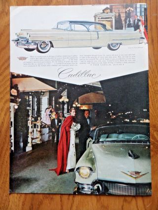 1956 Cadillac Sedan De Ville Ad At The Plaza