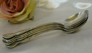W.  B.  Mfg.  Co.  Silver Paragon Patt. ,  Demitasse Spoons Set of 6 - 4 9/16 