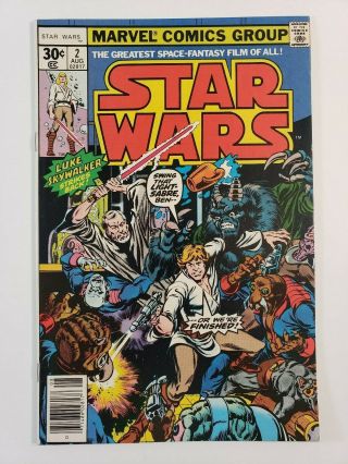 Marvel Comics Star Wars 2 1977 1st Appearance Of Han Solo - Bronze Age Key