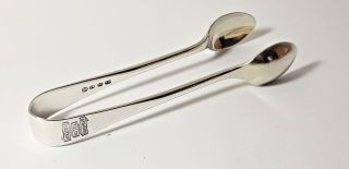 Art Deco Advertising Silver Plated Hotel Ware Sugar Tongs C1920 Dale Lodge Hotel