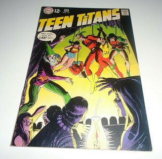 Teen Titans 19 Comic (vf) 1969 Dc,  Speedy Joins Teen Titans