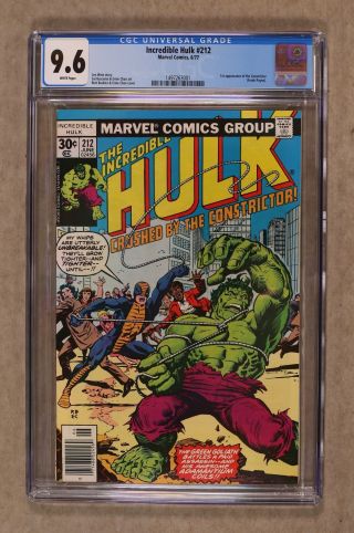 Incredible Hulk (1st Series) 212 1977 Cgc 9.  6 1497263001