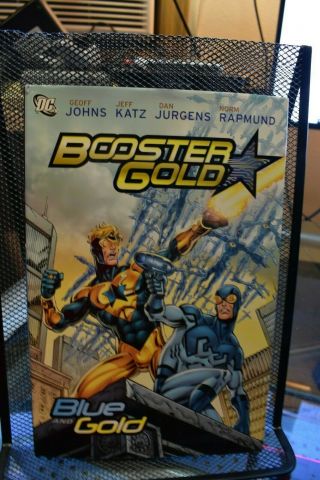 Booster Gold Volume 2 Blue And Gold Dc Hardcover Rare Oop Geoff Johns Jurgens