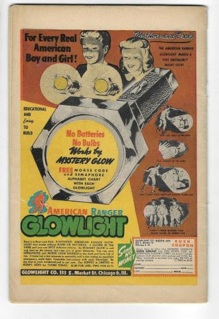 Gem Comics 1 - Spotlight 1945 - Rare - Classic Bondage Cover by John Giunta 2