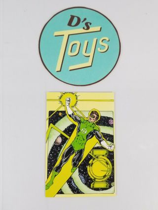 Dc Comics Post Card Signed By George Pérez Green Lantern 1984