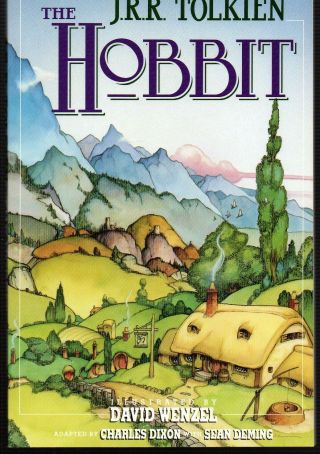 The Hobbit Tpb Collects 1 - 3 Eclipse 1st Nm 1990 David Wenzel Art - J.  R.  R.  Tolkien