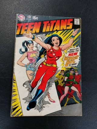 Teen Titans 23 1969 Debut Of Wonder Girl Costume Htf Good Shape