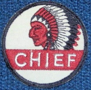3 " Chief Gasoline Uniform/hat Patch - N.  O.  S - Washington,  Idaho,  Oregon,  Montana