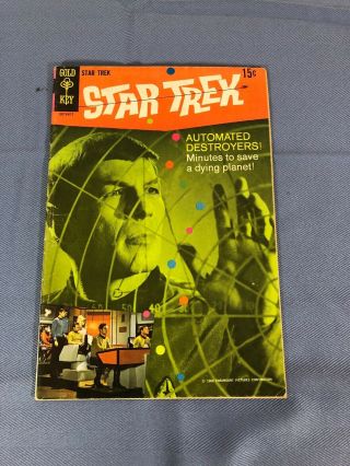 Star Trek 3 Gold Key 1968 Silver Age Spock Leonard Nimoy Cover