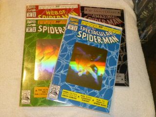 Four Hologram Cover Anniversary Spider - Man Comics 365 Spectacular 189