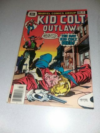 Kid Colt Outlaw 208 Rare Price Variant 30 Cent Cover Marvel Comics 1976 Western