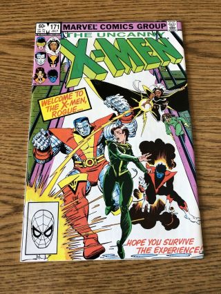 Uncanny X - Men 171 1983 Marvel Vf/nm Rogue Join X - Men