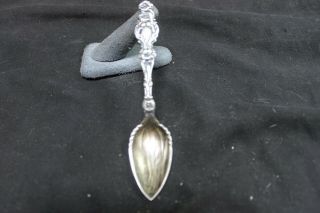 Vintage Whiting Sterling Silver Lily Grapefruit Spoon 26.  9g 5 1/4 "