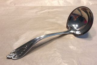 Vintage Silver Plated Gravy Ladle Spoon Old Colony 1847 Rogers Bros Circa 1911