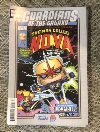 Guardians Of The Galaxy 7 Mike Martin Funko Nova Variant Nm Marvel Comics