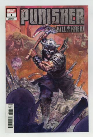 Punisher Kill Krew (marvel) 1b Klein 1:25 Variant Nm - 9.  2