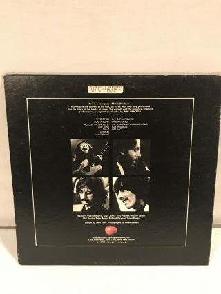The Beatles Let It Be Vinyl LP Record Album 1st Edition 1970 Release 2