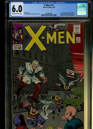 X - Men 11 Cgc 6.  0 | Marvel 1965 | 1st Stranger.  Stan Lee.  Jack Kirby.  Chic Stone.