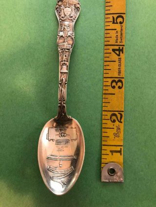 Antique Sterling Silver Spoon Philadelphia Liberty Bell Girard College 28 Grams
