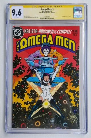 The Omega Men 3 Cgc 9.  6 Ss First Appearance Of Lobo Signed By Marv Wolfman