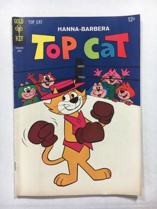 Top Cat 14 F,  Gold Key Comic 1965 Boxing