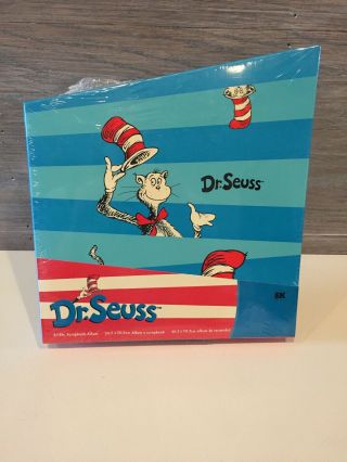 2005 Dr.  Seuss The Cat In The Hat 8x8 Scrapbook Album