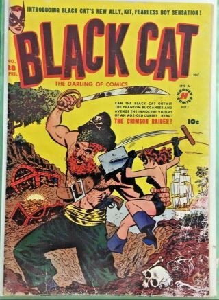 Black Cat Comics 28,  Home Comics,  April 1951 Gd 2.  0,