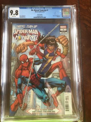 Marvel Team Up 1 Spider - Man And Ms Marvel 6/2019 Cgc 9.  8
