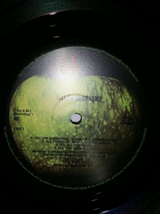 THE BEATLES - Yellow Submarine Vinyl APPLE 7070 UK 1969 5