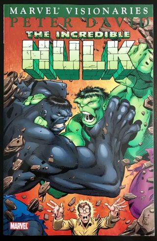 Hulk Visionaries Peter David Vol 6 Tpb Keown Signed By David & Inker Bob Mcleod
