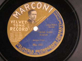 Columbia Band - Marconi Record 016 - Irish King March