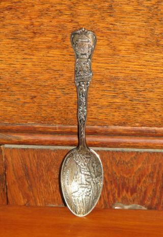 Vintage Sterling Silver Souvenir Spoon Gateway Garden Of The Gods Colorado