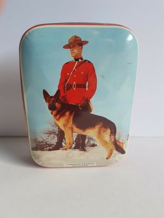 Rcmp Canadian Mountie Riley Toffee Tin Candy Vintage
