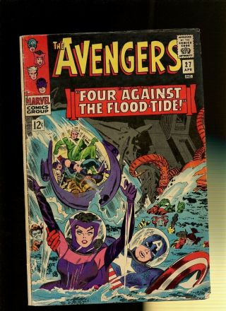 Avengers 27 Gd 2.  0 1 Book Four Against The Floodtide By Stan Lee & Don Heck