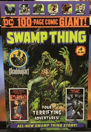 Dc 100 - Page Comic Giant Walmart Swamp Thing 6 Wal Mart