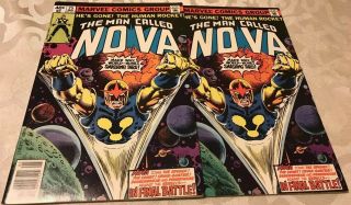 Nova 25 (marvel Comics 1979) Last Issue 2 Copies 1 Price