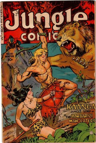 Jungle Comics 161 (1953,  Fiction House) Gga,  Headlights