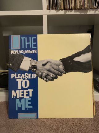 The Replacements Pleased To Meet Me 1987 Vinyl Record Sire 1 - 25557 Vg,