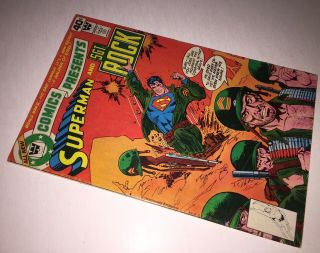 Dc Comics Presents 10 Whitman Variant Key Sgt.  Rock And Superman