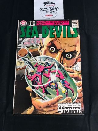 Sea Devils (1961) 2 G/vg Russ Heath Cover Dc Comics