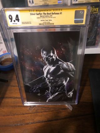 Silver Surfer 1 CGC 9.  4 SS Garbriele Dell Otto Virgin Variant Not 9.  8 Defenders 2
