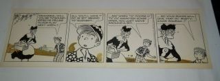 1962 Art Grandma Daily Comic Strip Charles Kuhn King Features 11 - 9 - 62