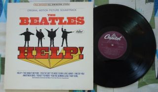The Beatles Ost Lp Help - Ticket To Ride - The Night Before Vg,  /m -
