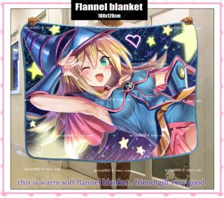 Yu - Gi - Oh Dark Magician Girl Anime Warm Soft Flannel Blanket Cosplay 100 120cm