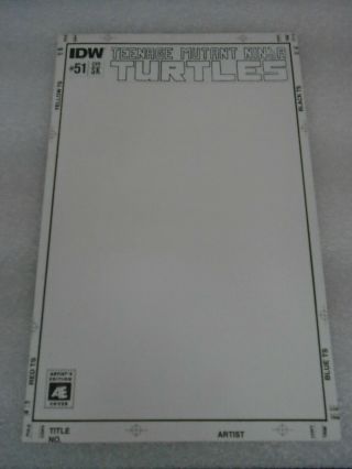 Teenage Mutant Ninja Turtles 51 1st App Of Jennika Blank Var Nm 9.  4 Idw 2011